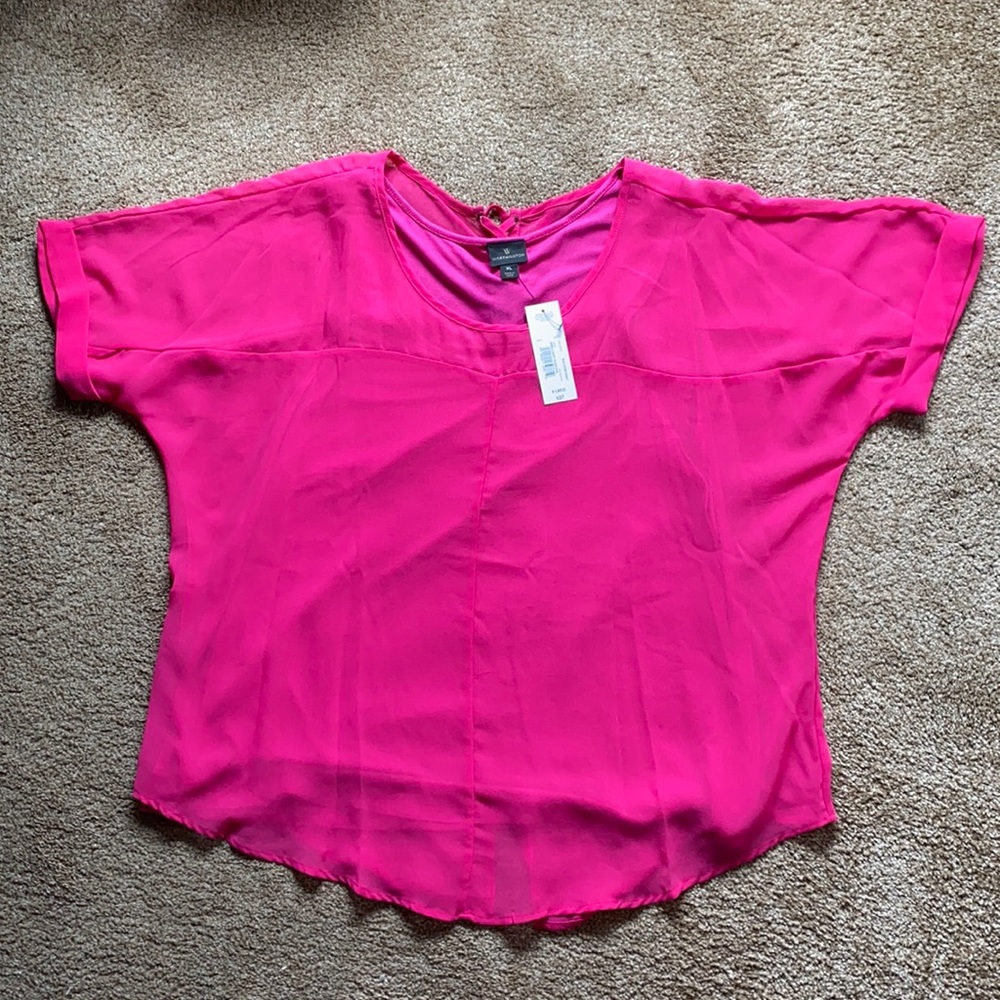 New‼️Worthington Ladies Sheer Layered Blouse